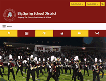 Tablet Screenshot of bigspringsd.org